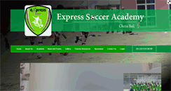 Desktop Screenshot of expresssocceracademy.com